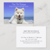 Hunde Groomer Pet Care Welpe Walker Visitenkarte (Vorne/Hinten)