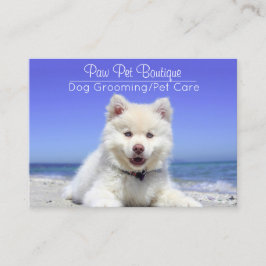 Hunde Groomer Pet Care Welpe Walker Visitenkarte