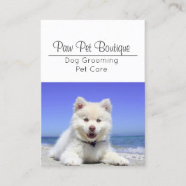 Hunde Groomer Pet Care Welpe Walker Visitenkarte