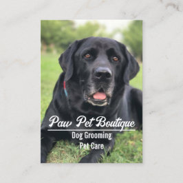 Hunde Groomer Pet Care Welpe Walker Visitenkarte