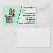 Hunde-Groomer-Stellenkarte Visitenkarte (Vorne/Hinten)