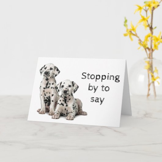 HUNDE GROOMER, VETERINÄR UND HUNDE WALKER KARTE (Gelbe Blume)