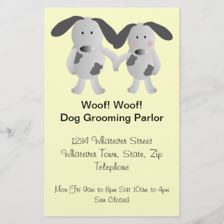 Hunde-Grooming-Flyer Flyer