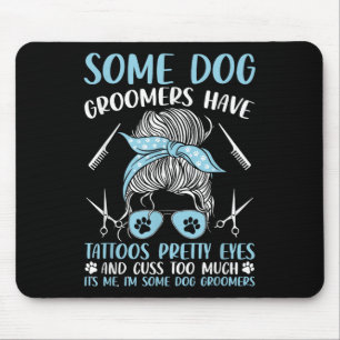 Hunde Grooming Funny Pet Groomer Hunde Großomere h Mousepad