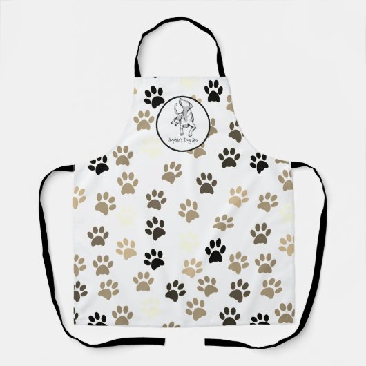 Hunde-Grooming-Muster Schürze (Vorderseite)