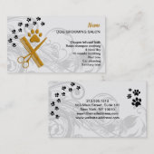 Hunde-Grooming-Salon-Visitenkarte Visitenkarte (Vorne/Hinten)