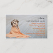 Hunde-Grooming-Salon-Visitenkarte Visitenkarte (Vorderseite)