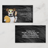 Hunde-Grooming-Salon-Visitenkarte Visitenkarte (Vorne/Hinten)