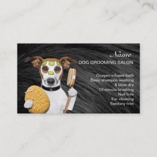 Hunde-Grooming-Salon-Visitenkarte Visitenkarte