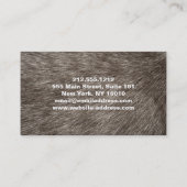 Hunde-Grooming-Salon-Visitenkarte Visitenkarte (Rückseite)