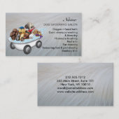 Hunde-Grooming-Salon-Visitenkarte Visitenkarte (Vorne/Hinten)