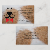 Hunde-Grooming-Salon-Visitenkarte Visitenkarte (Vorne/Hinten)