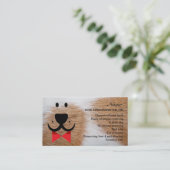 Hunde-Grooming-Salon-Visitenkarte Visitenkarte (Stehend Vorderseite)