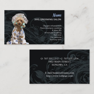 Hunde-Grooming-Salon-Visitenkarte Visitenkarte