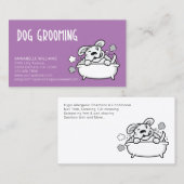 Hunde-Grooming-Services-Visitenkarte Visitenkarte (Vorne/Hinten)