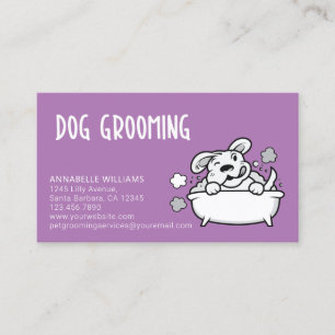 Hunde-Grooming-Services-Visitenkarte Visitenkarte