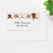 Hunde-Grooming-Visitenkarte (Schreibtisch)