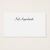 Hunde-Grooming-Visitenkarte (Rückseite)