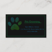 Hunde-Grooming-Visitenkarte Visitenkarte (Vorderseite)