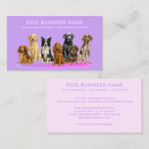 Hunde-Grooming-Walking-Boarding-Training Visitenkarte