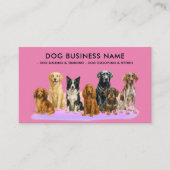 Hunde Grooming Walking Sitter Boarding Training pi Visitenkarte (Vorderseite)
