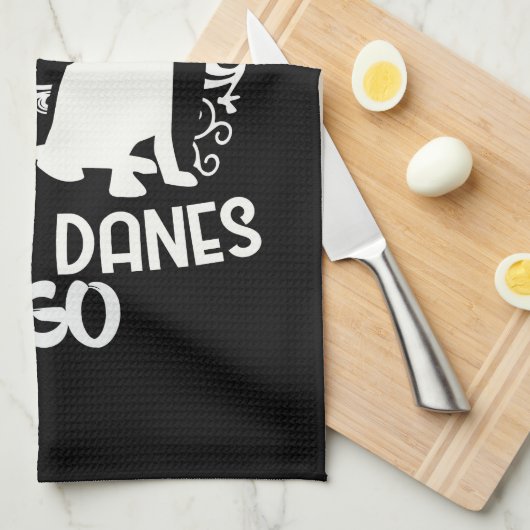 Hunde - Große Dänen Geschirrtuch (Viertel Falte)