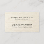 Hunde | Haarspray | Schere | Groomer Visitenkarte (Rückseite)