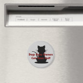 Hunde haben Besitzer... Katzen haben Mitarbeiter Magnet (In Situ (Geschirrspüler))