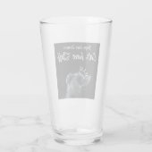 Hunde haben Besitzer, Katzen haben Personal Glas (Rückseite)