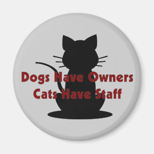 Hunde haben Eigentümer-… Katzen, Personal zu ha Magnet
