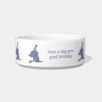 Hunde haben einen guten Geburtstagshund mit Party-