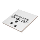 Hunde haben Hauptkatzen, Personal zu haben Fliese (Seite)