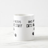 Hunde haben Hauptkatzen, Personalweiß Tasse zu (Mittel)