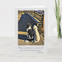 Hunde haben Ihr Soul Pet Sympathy Card berührt