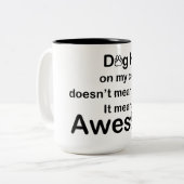 Hunde Hair Phantastische Tasse (Vorderseite Links)