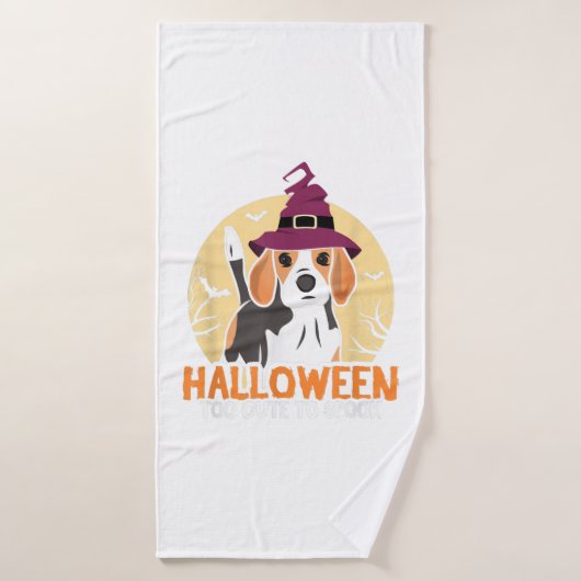 Hunde Halloween Badehandtuch (Badehandtuch)
