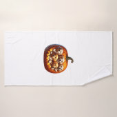 Hunde Halloween Badehandtuch (Badehandtuch)