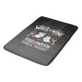 Hunde Halloween Boo Crew Badematte (Schrägansicht)