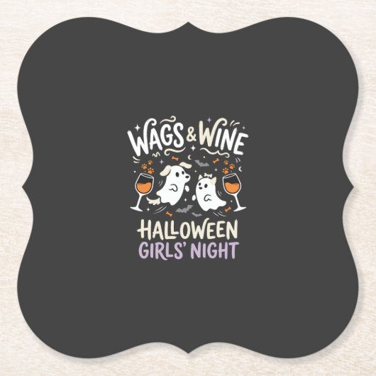Hunde Halloween Boo Crew Untersetzer (Vorderseite)