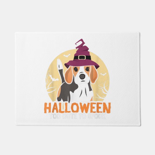 Hunde Halloween Fußmatte (Vorderseite)