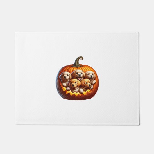 Hunde Halloween Fußmatte (Vorderseite)