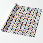 Hunde Halloween Geschenkpapier (Ungerollt)