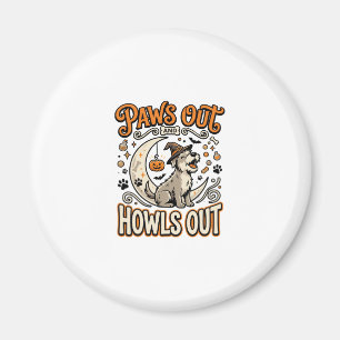 Hunde-Halloween-Heul-Party Magnet