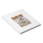 Hunde-Halloween-Heul-Party Notizblock (angewinkelt)