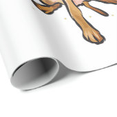 Hunde Halloween Italienische Greyhound-Kürbislater Geschenkpapier (Rolleneckpunkt)