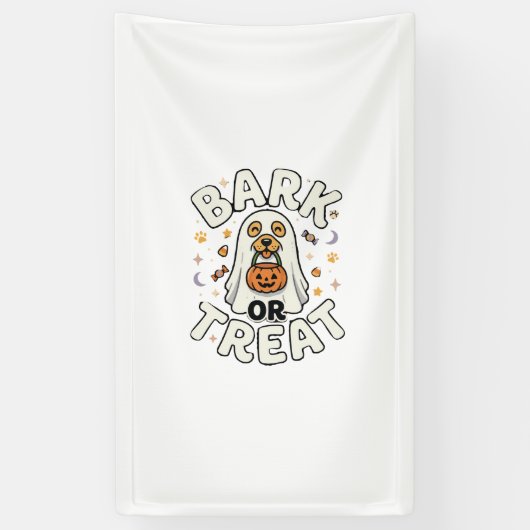 Hunde-Halloween-Leckerei-Trupp Banner (Vertikal)