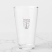Hunde-Halloween-Mitternachtsheulen Glas (Rückseite)