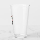 Hunde-Halloween-Mitternachtsheulen Glas (Links)