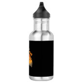 Hunde Halloween Mondlicht Edelstahlflasche (Rechts)