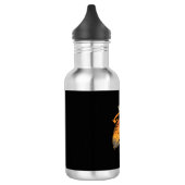 Hunde Halloween Mondlicht Edelstahlflasche (Links)